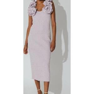 knee length dresses for ladies Antoinette - Pale Pink Frill Off The Shoulder Bodycon Dress main image 1